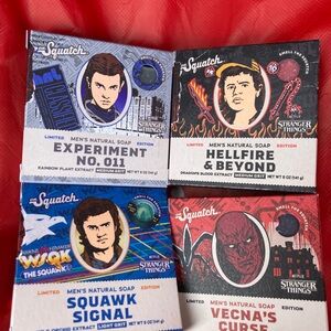 Dr. Squatch Men's Natural Soap Set - Stranger Things Edition